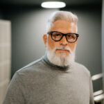 grey turtleneck photo
